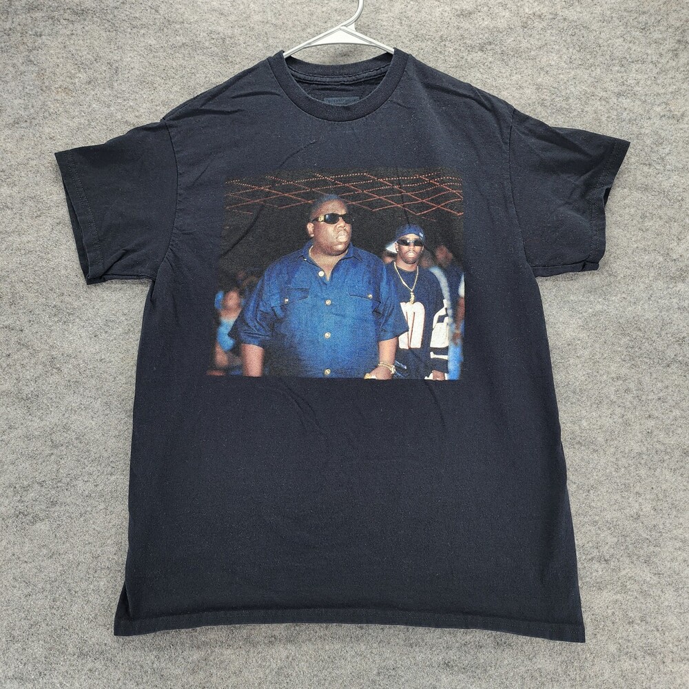 The Notorious BIG Shirt Mens Medium Short Sleeve Black
